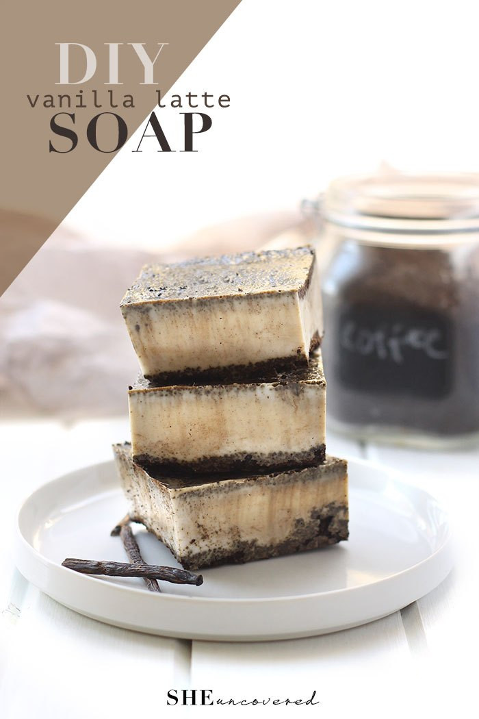 Diy Soap
 DIY Vanilla Latte Soap • She Uncovered