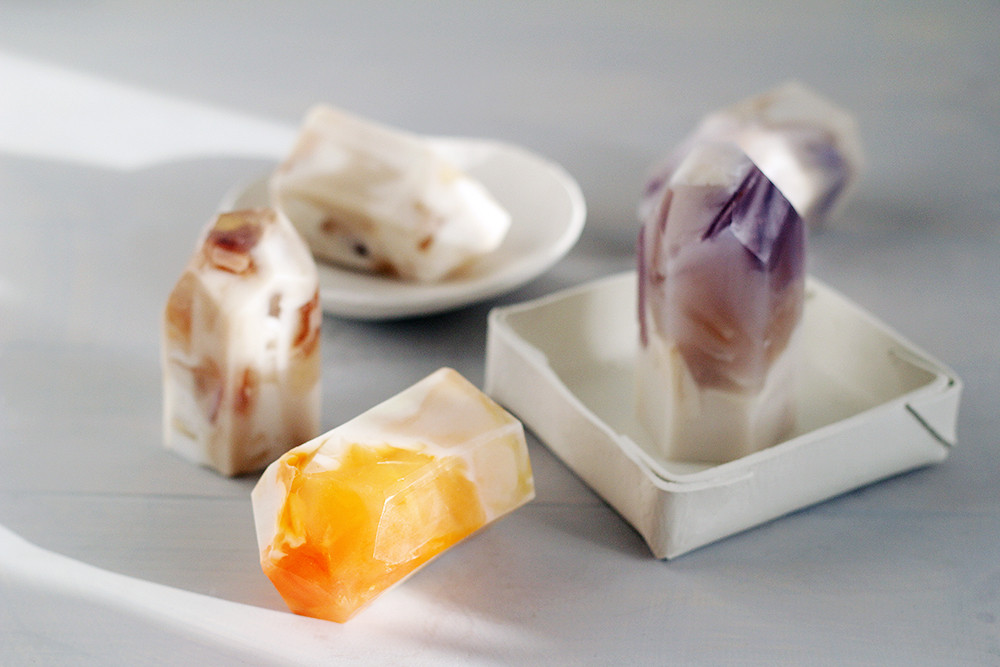 Diy Soap
 DIY Semi Precious Stone Soaps