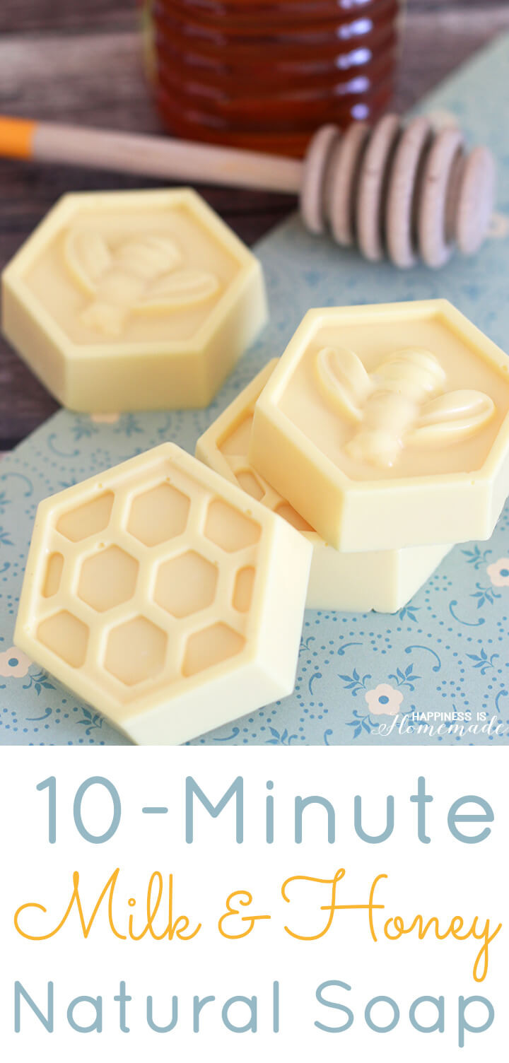 Diy Soap
 10 Minute DIY Milk & Honey Soap Happiness is Homemade