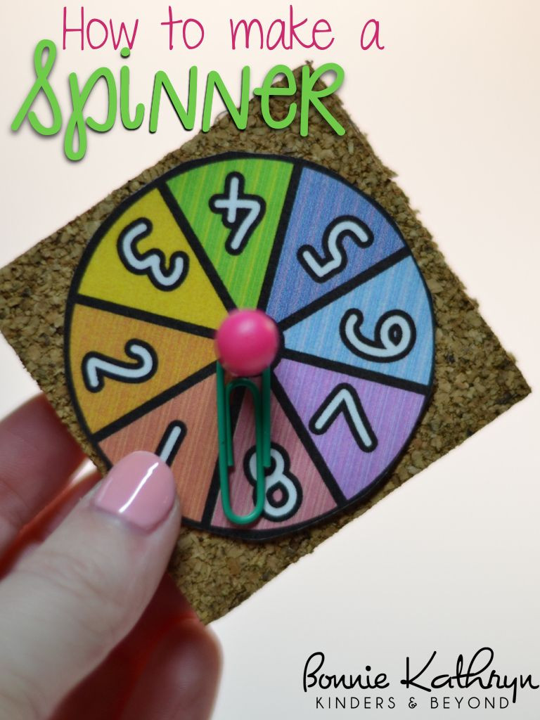 Diy Spinner
 How to Make a DIY Spinner great for games during math