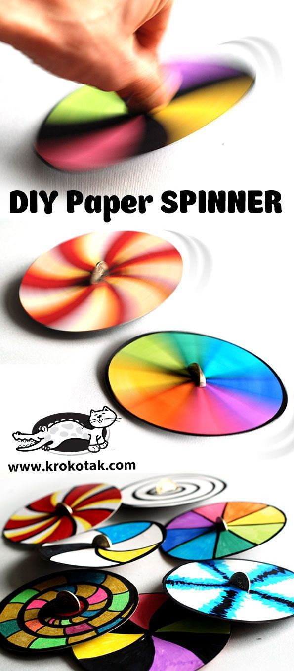 Diy Spinner
 DIY Paper SPINNER Crafty Child Pinterest