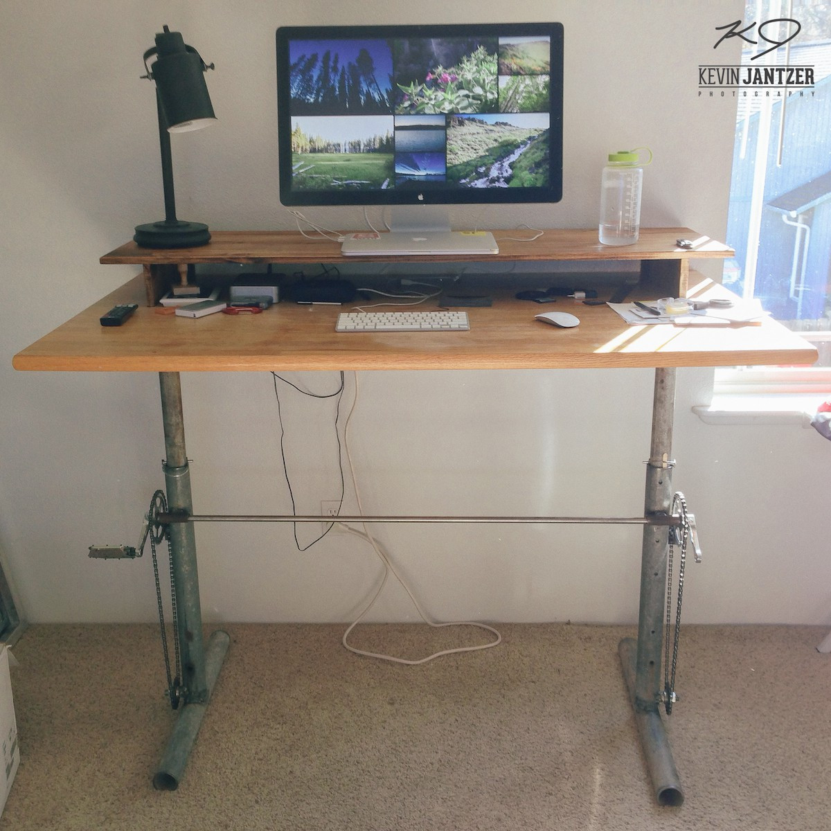 Diy Standing Desk
 Kevin Jantzer DIY Adjustable Standing Desk