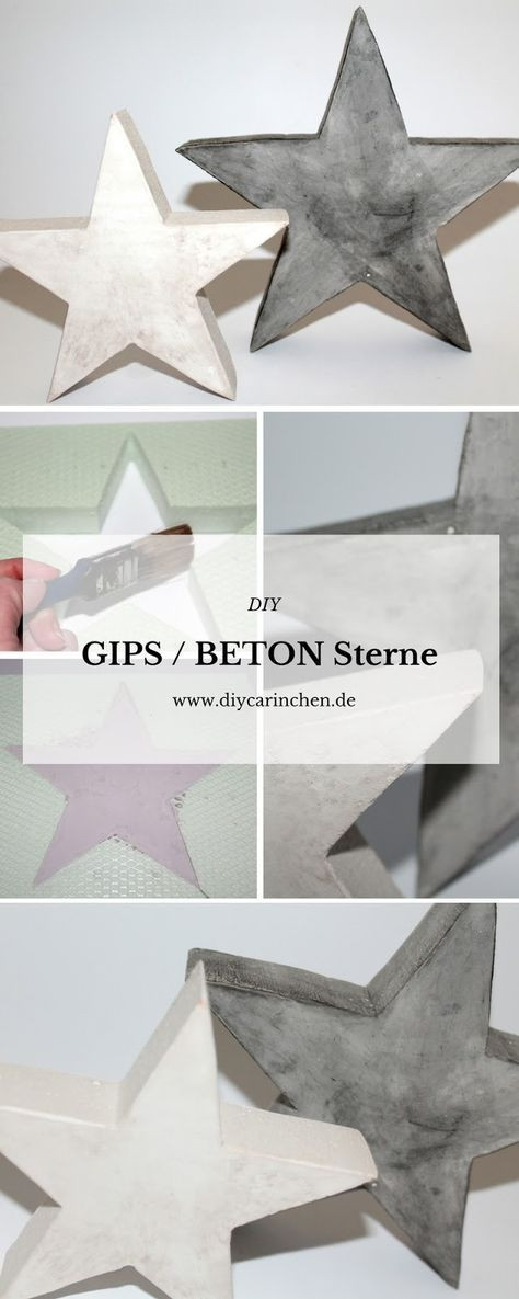 Diy Sterne
 Die besten 25 Beton basteln Ideen auf Pinterest