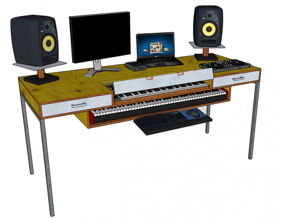 Diy Studio Desk
 DIY Studio Desk Design & Build Gearslutz Pro Audio munity