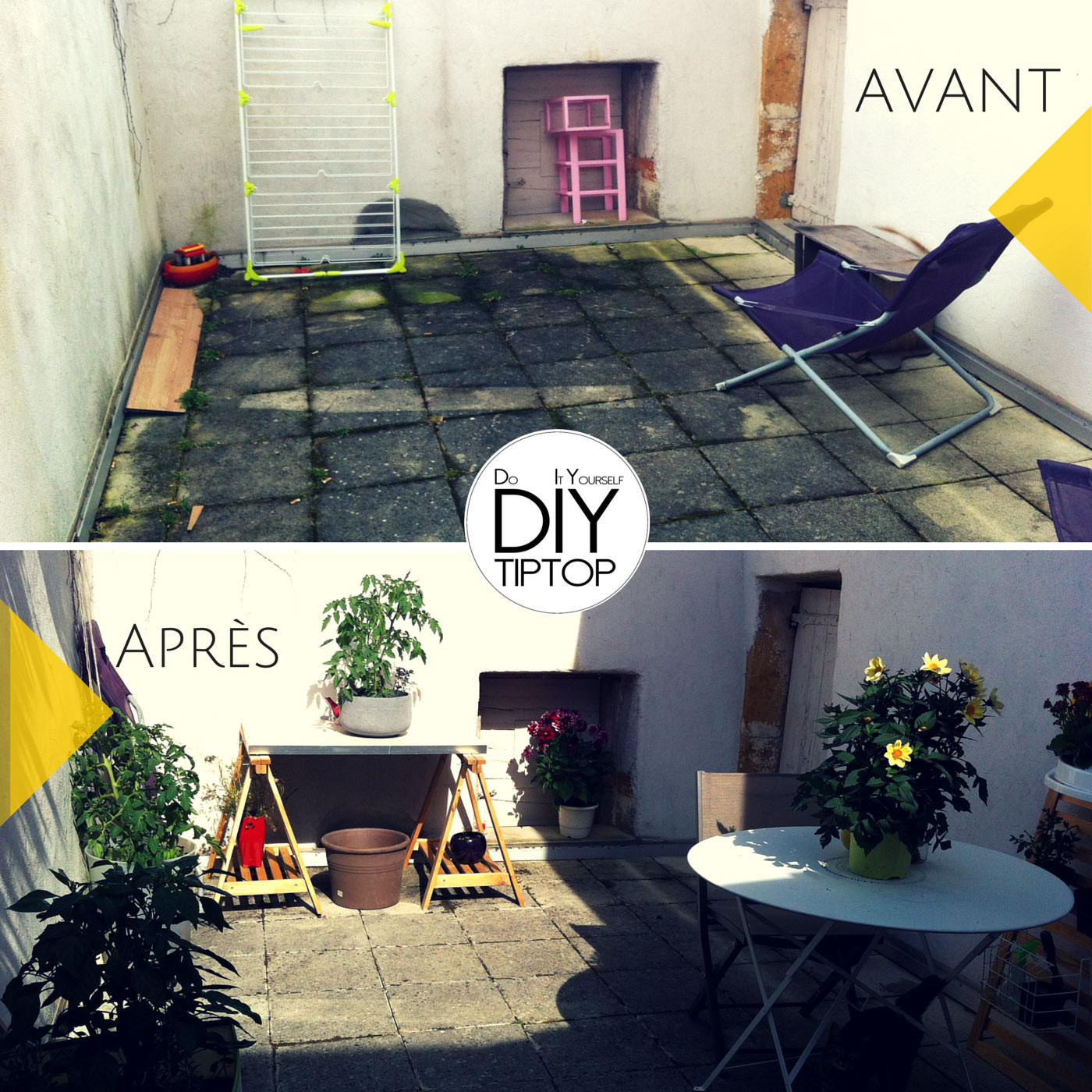 Diy Terrasse
 DIY – Un potager bio sur ma terrasse et dans le jardin