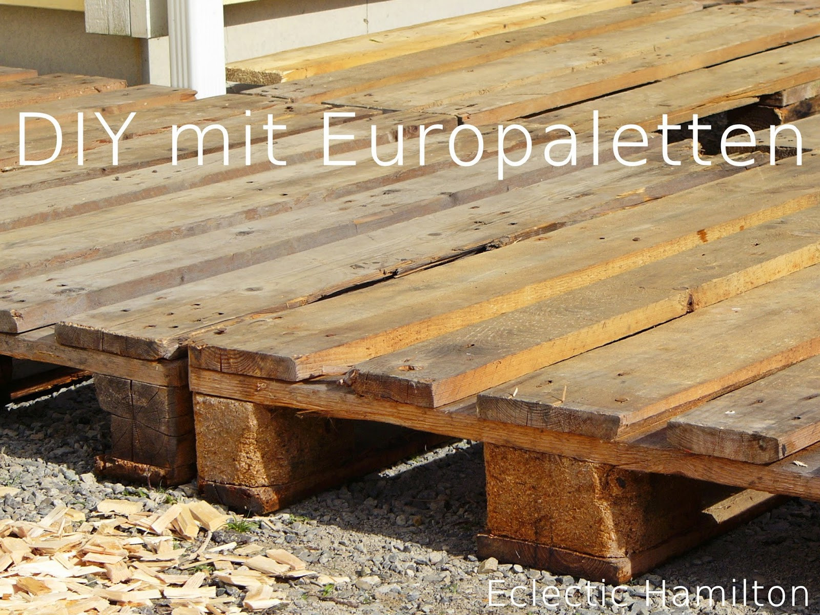 Diy Terrasse
 DIY Terrasse aus Euro Paletten Vol 1