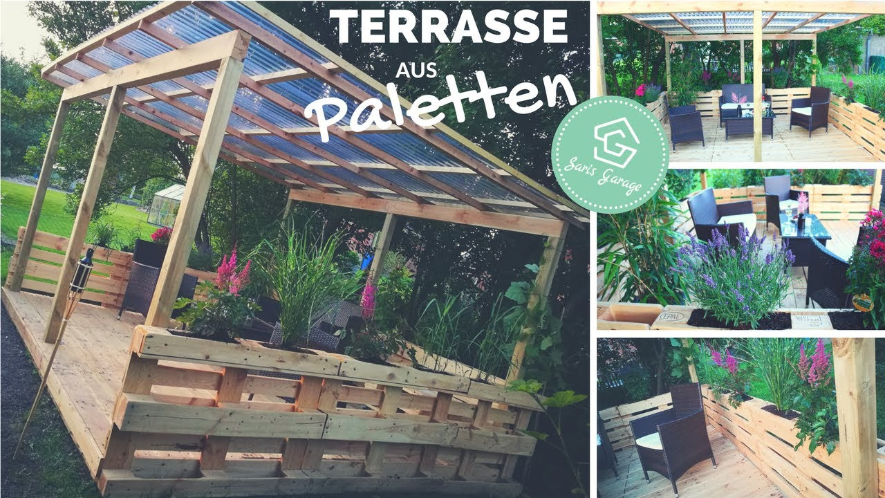 Diy Terrasse
 Terrasse aus Paletten selber bauen Palettenmöbel