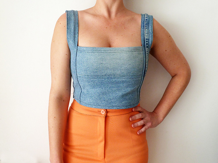 Diy Top
 Diy Crop Top Recycling Old Jeans Legs · How To Make A