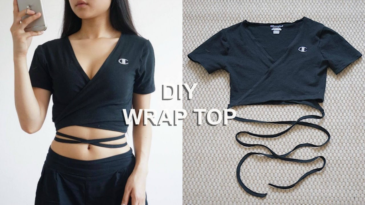 Diy Top
 1$ DIY CHAMPION WRAP TOP