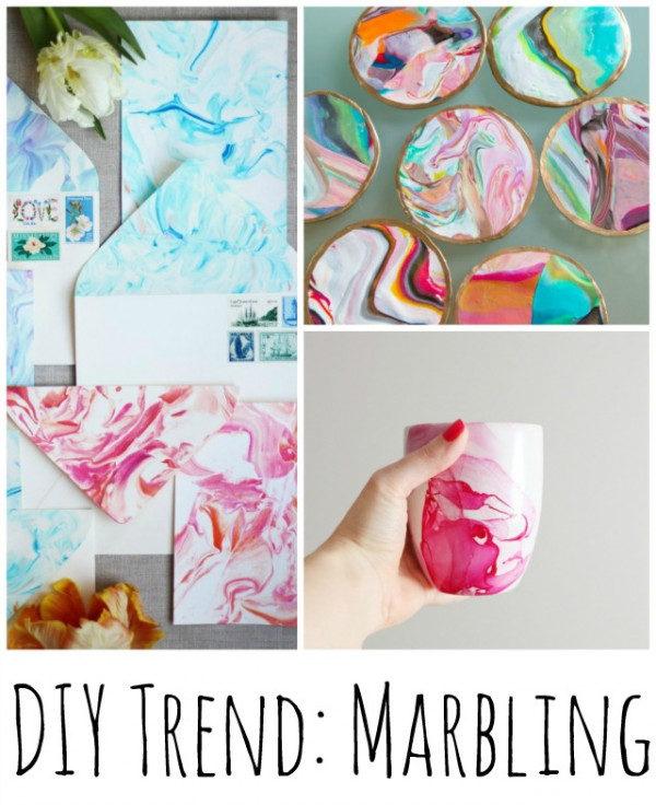 Diy Trends
 DIY Trend Marbling – In Crafts
