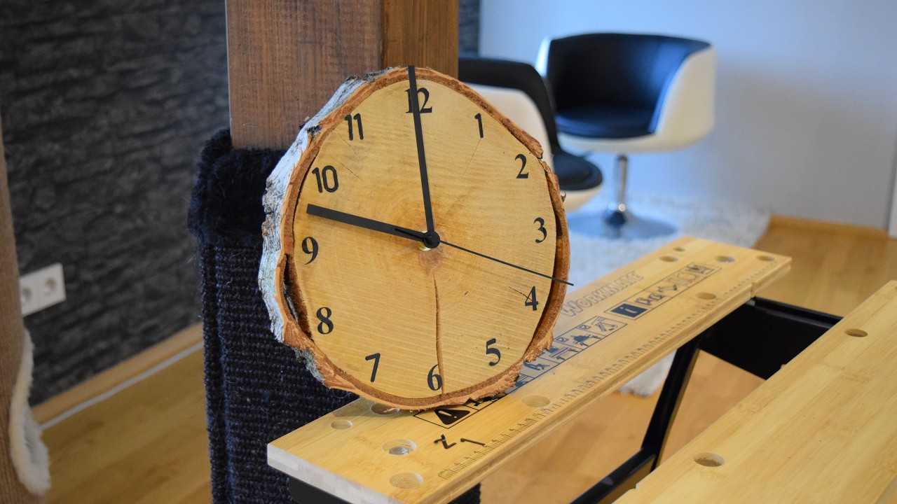 Diy Uhr
 DIY WOOD CLOCK UHR SELBER BAUEN EINE WANDUHR AUS HOLZ