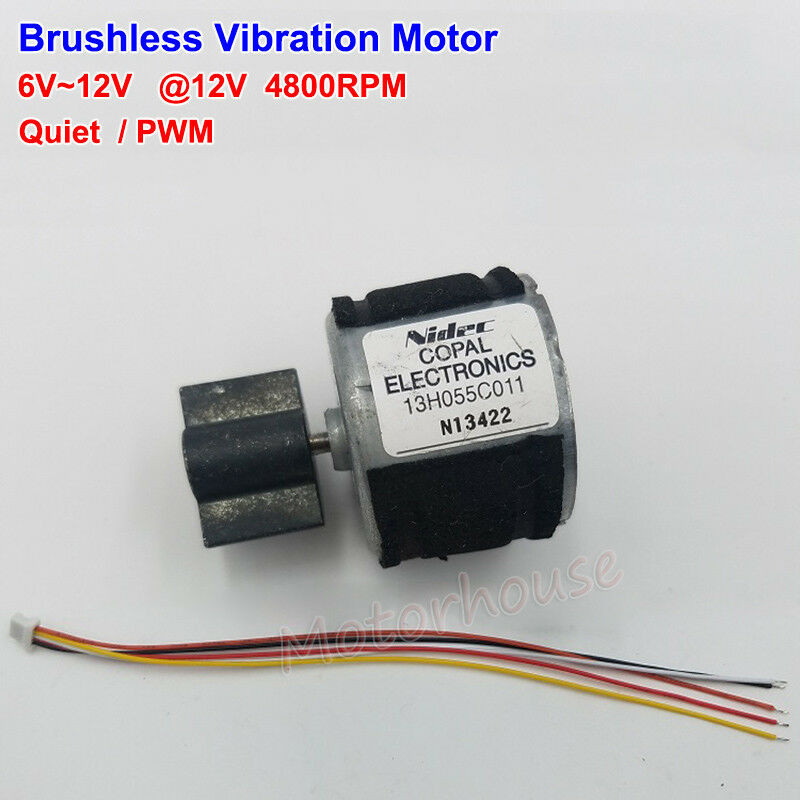 Diy Vibrator
 Nidec Micro Brushless Vibration Motor 6V 12V 4800RPM Mini