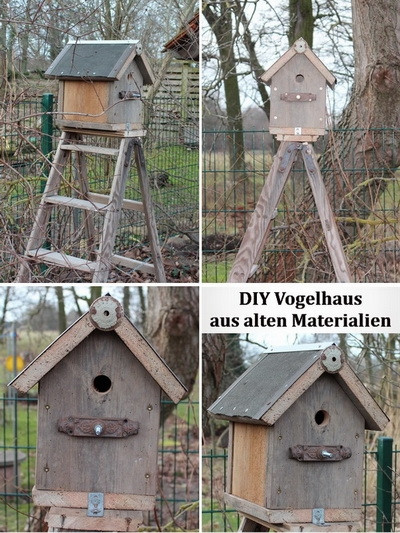 Diy Vogelhaus
 DIY Vogelhaus aus alten Materialien – Blog AN NA Haus und