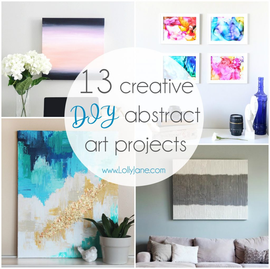 Diy Wall Decor
 13 Creative DIY Abstract Wall Art Projects Lolly Jane