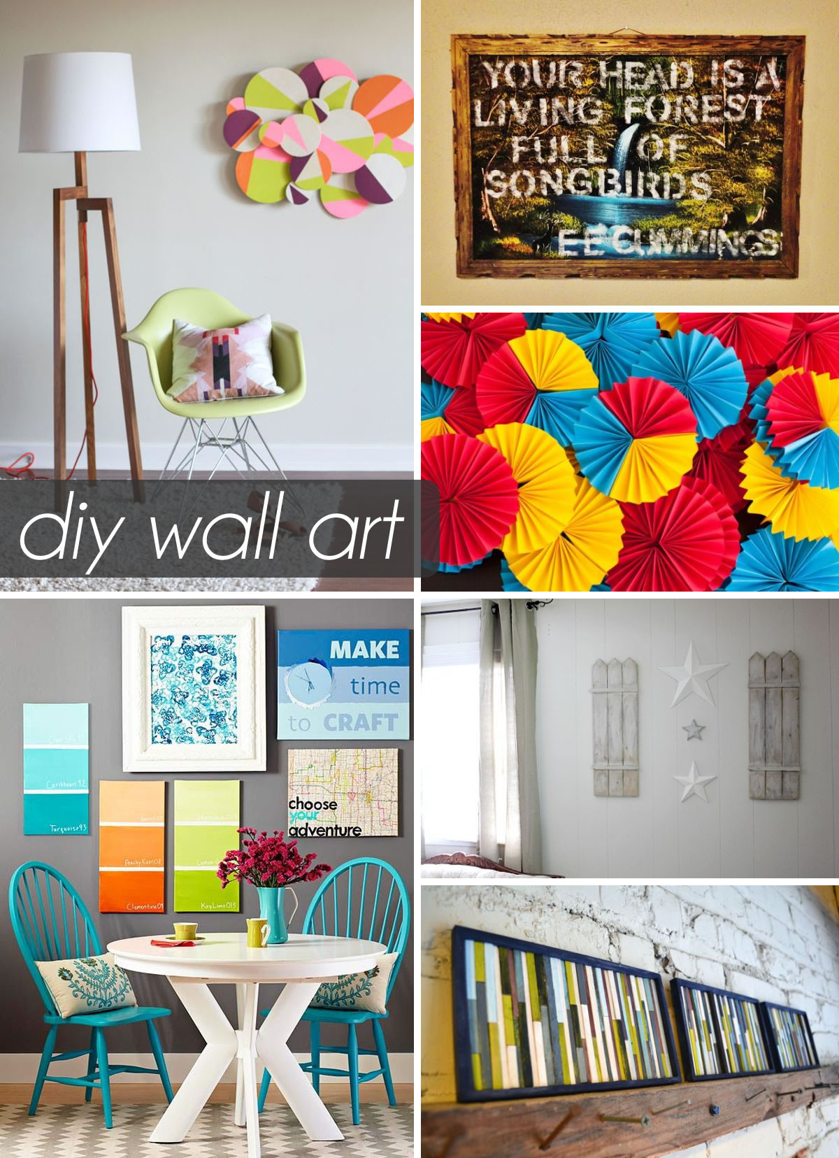 Diy Wall Decor
 50 Beautiful DIY Wall Art Ideas For Your Home