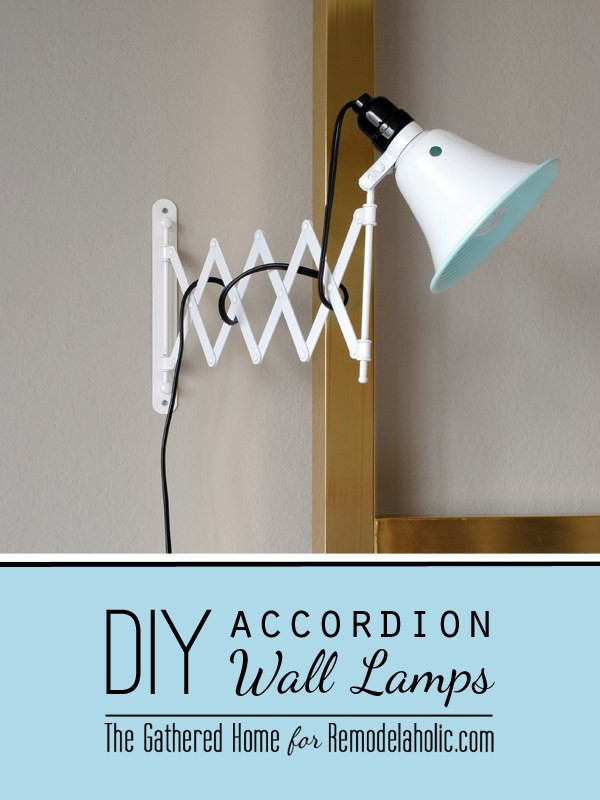 Diy Wall Lamp
 Remodelaholic