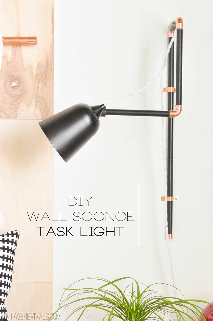Diy Wall Lamp
 DIY Bedroom Décor and Furniture Ideas Anyone Can Try