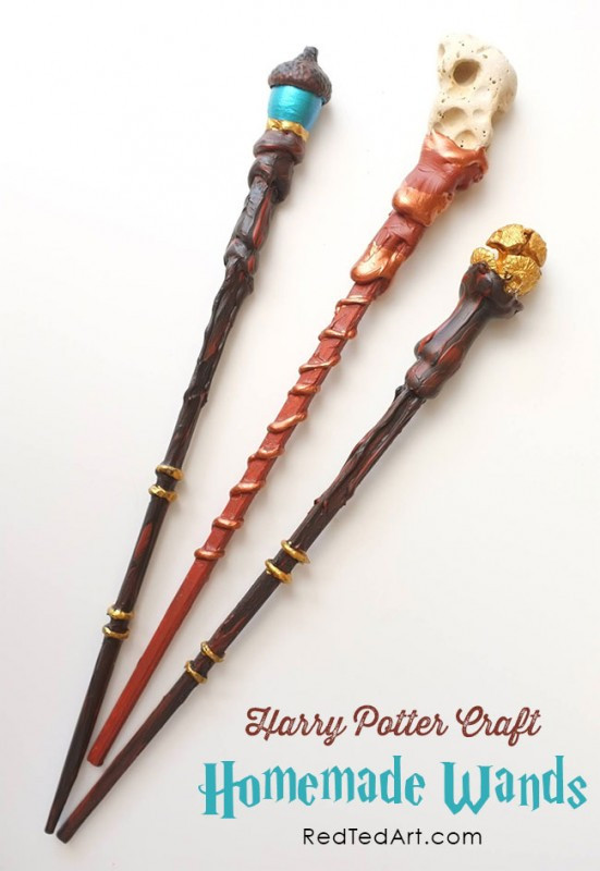 Diy Wand
 Harry Potter Craft easy magic wands