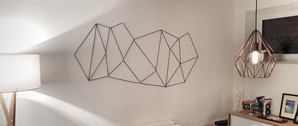 Diy Wandbild
 DIY geometrisches Wandbild