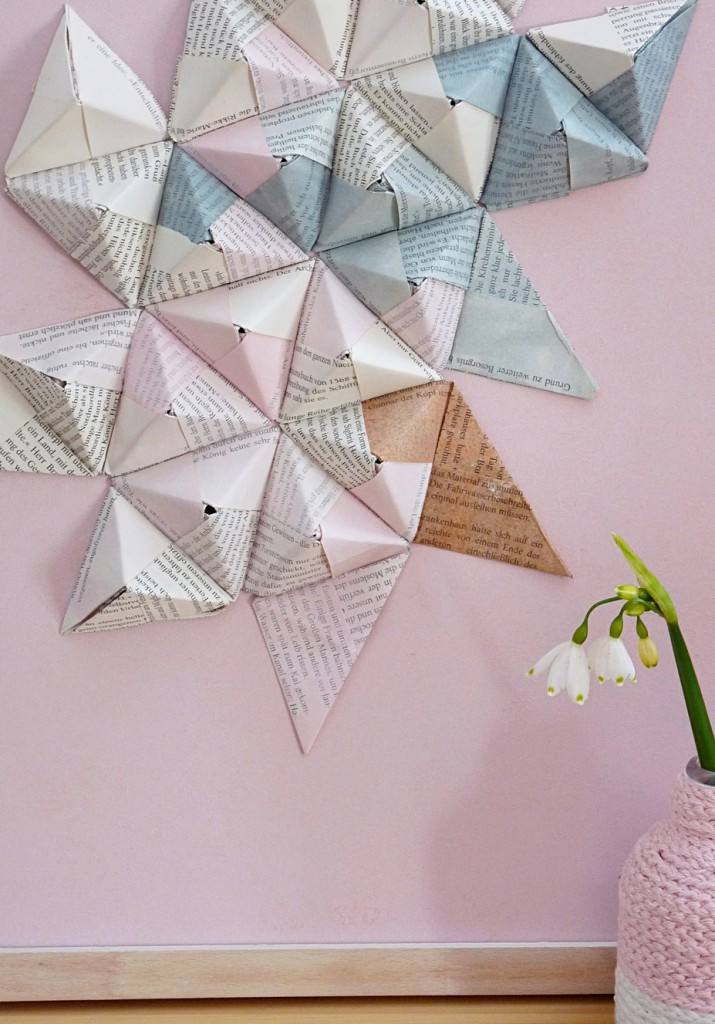 Diy Wandbild
 Origami Wandbild – DIY my morningsun