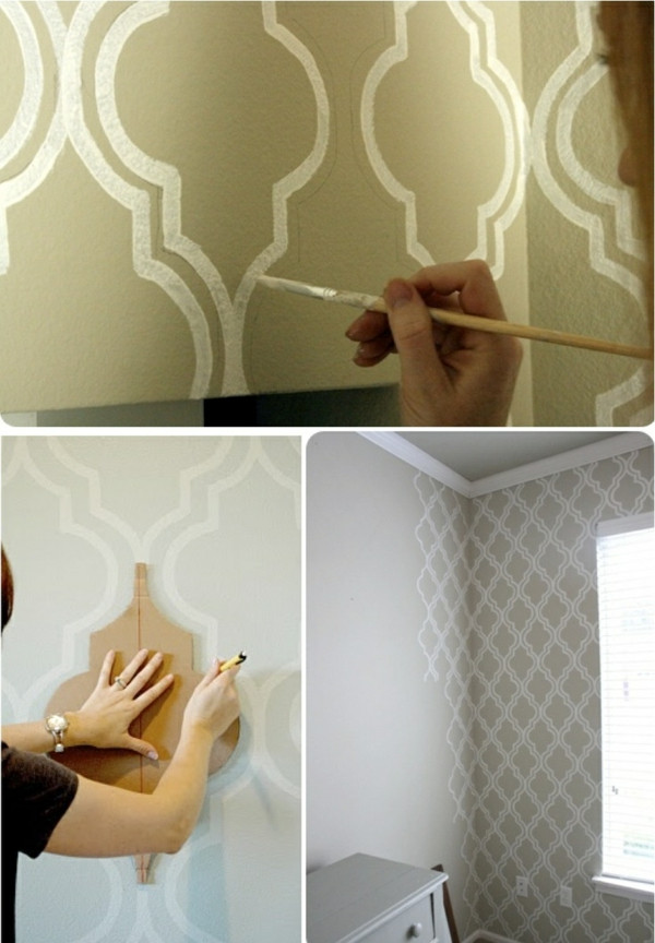 Diy Wandgestaltung
 50 Wandmuster bringen Sie Kolorit in Ihre Wohnung hinein