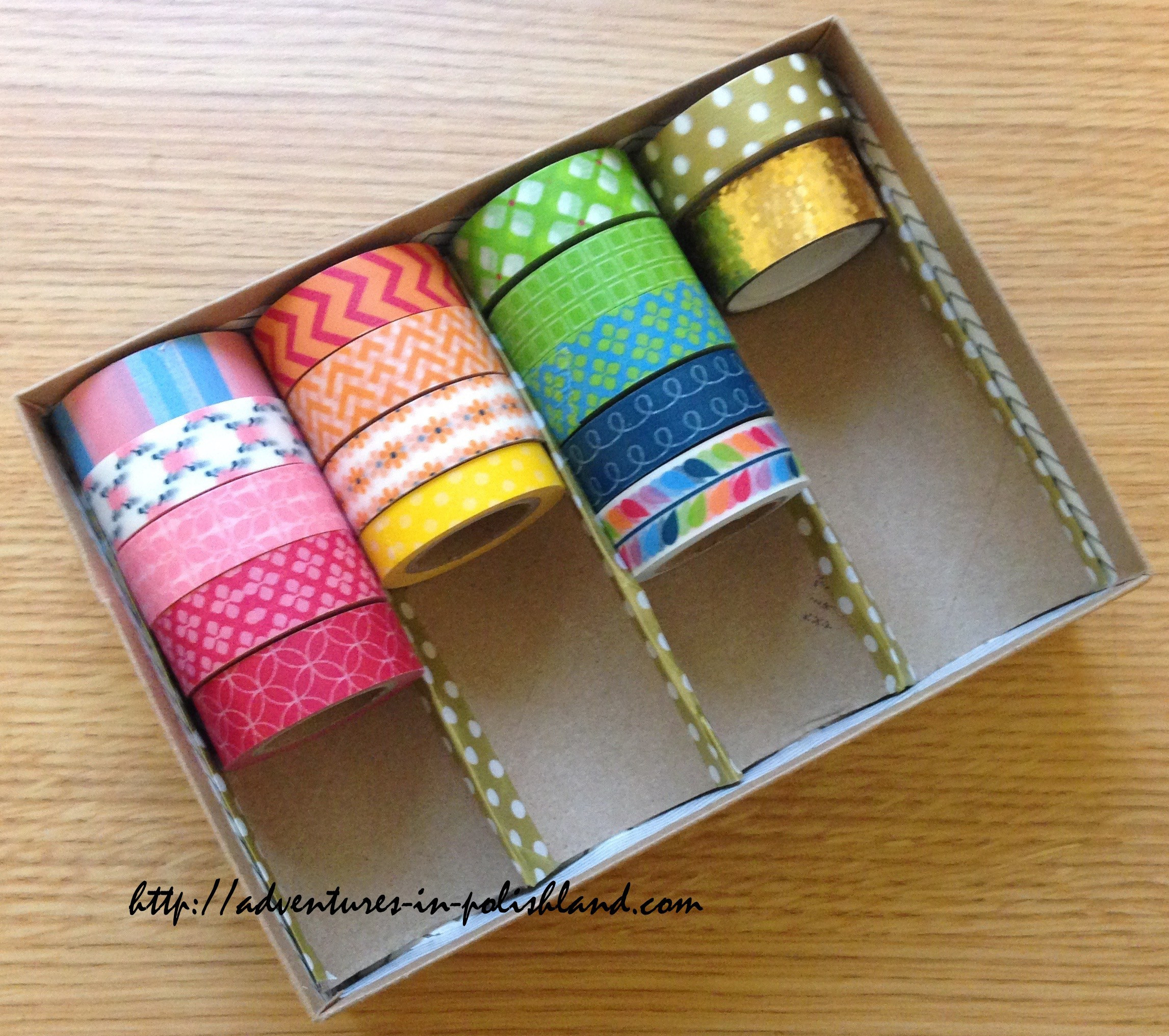 Diy Washi Tape
 DIY Washi Tape Storage Birchbox Upcycling Project