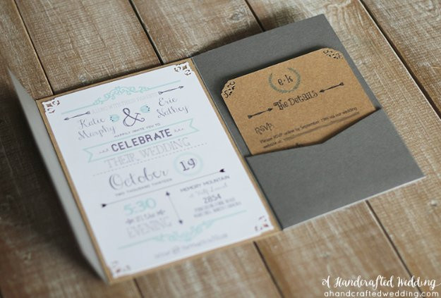 Diy Wedding Invitations
 27 Fabulous DIY Wedding Invitation Ideas