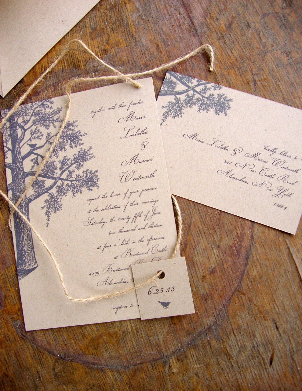 Diy Wedding Invitations
 DIY Printable Wedding Invitation Rustic Wedding Invitation