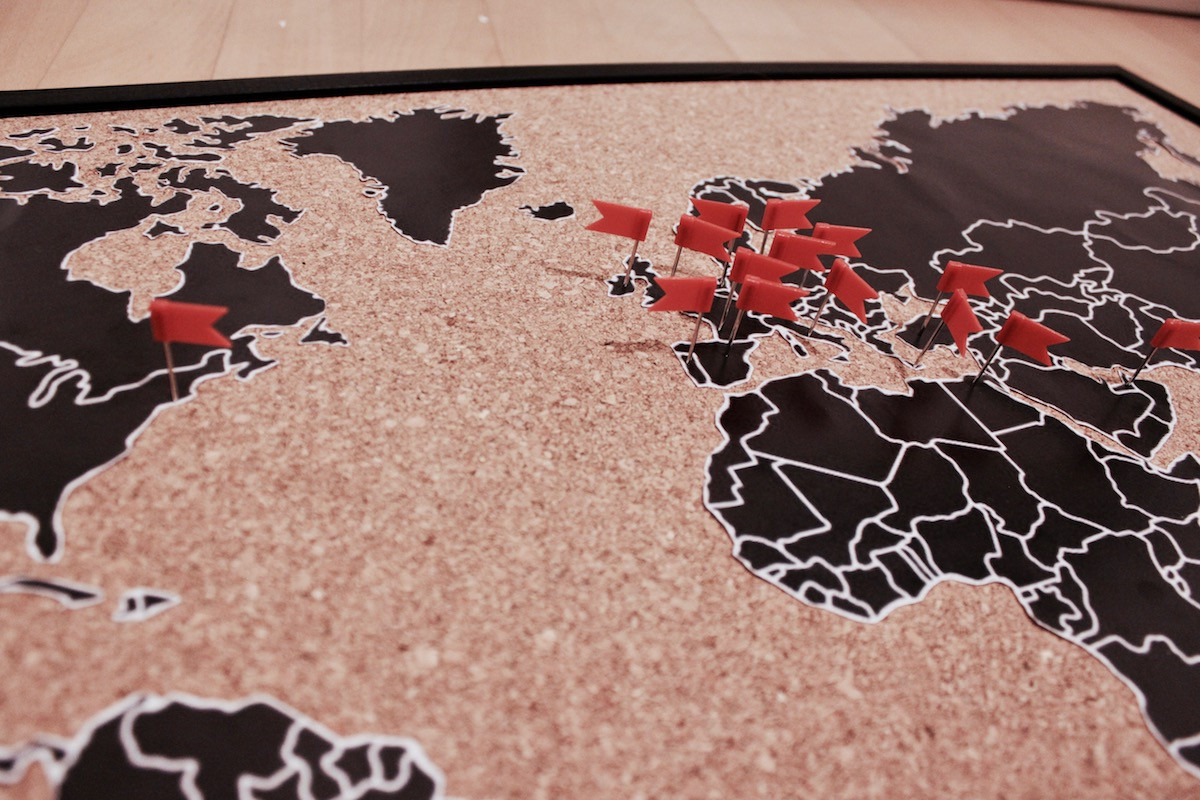 Diy Weltkarte
 DIY Weltkarte auf Kork DIE Pinnwand für Fernwehsüchtige