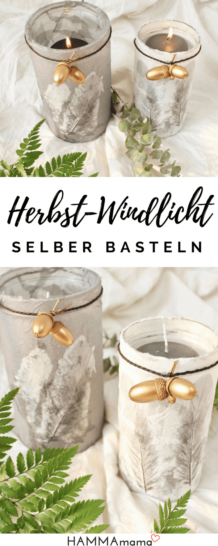 Diy Windlicht
 DIY Windlicht aus Glas selber machen ° Für Herbst oder