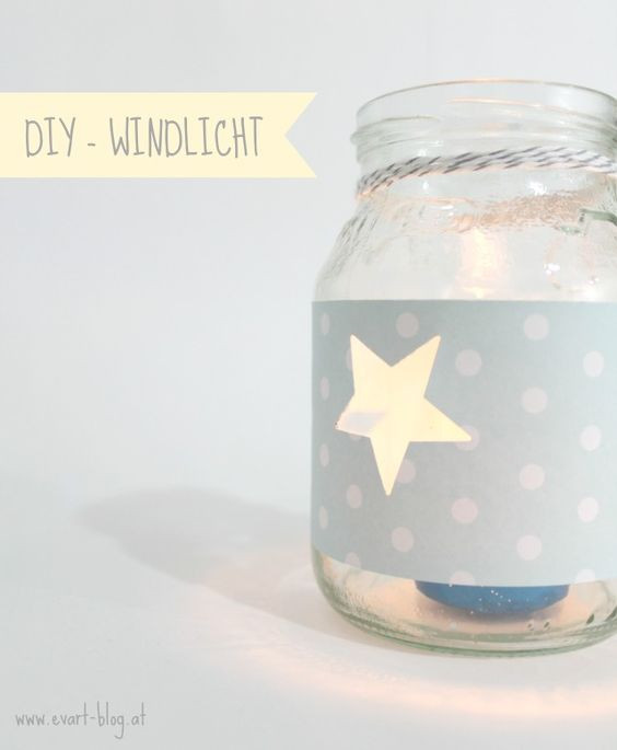 Diy Windlicht
 DIY Windlicht Taufe Pinterest