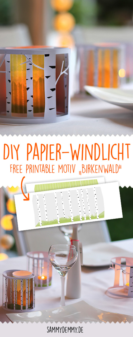 Diy Windlicht
 DIY Windlicht aus Papier Free Printable erleuchteter