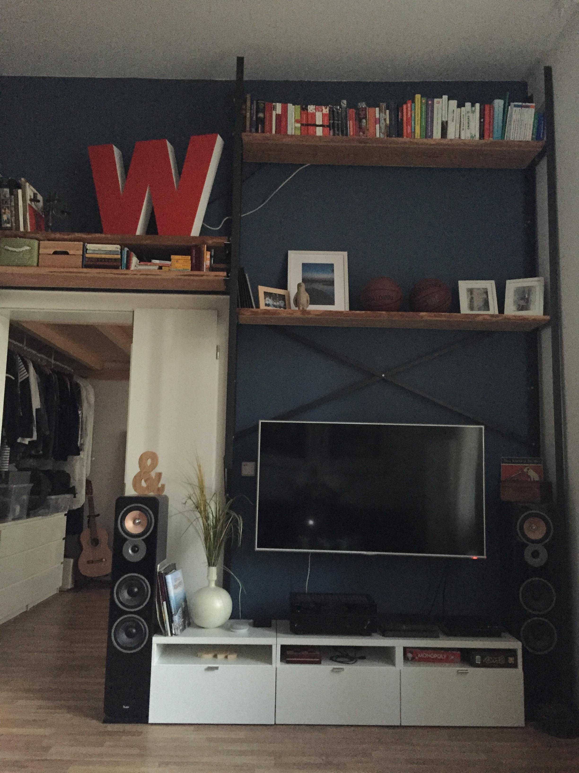 Diy Wohnwand
 Wohnwand Stauraum schaffen mit Ideen bei COUCH