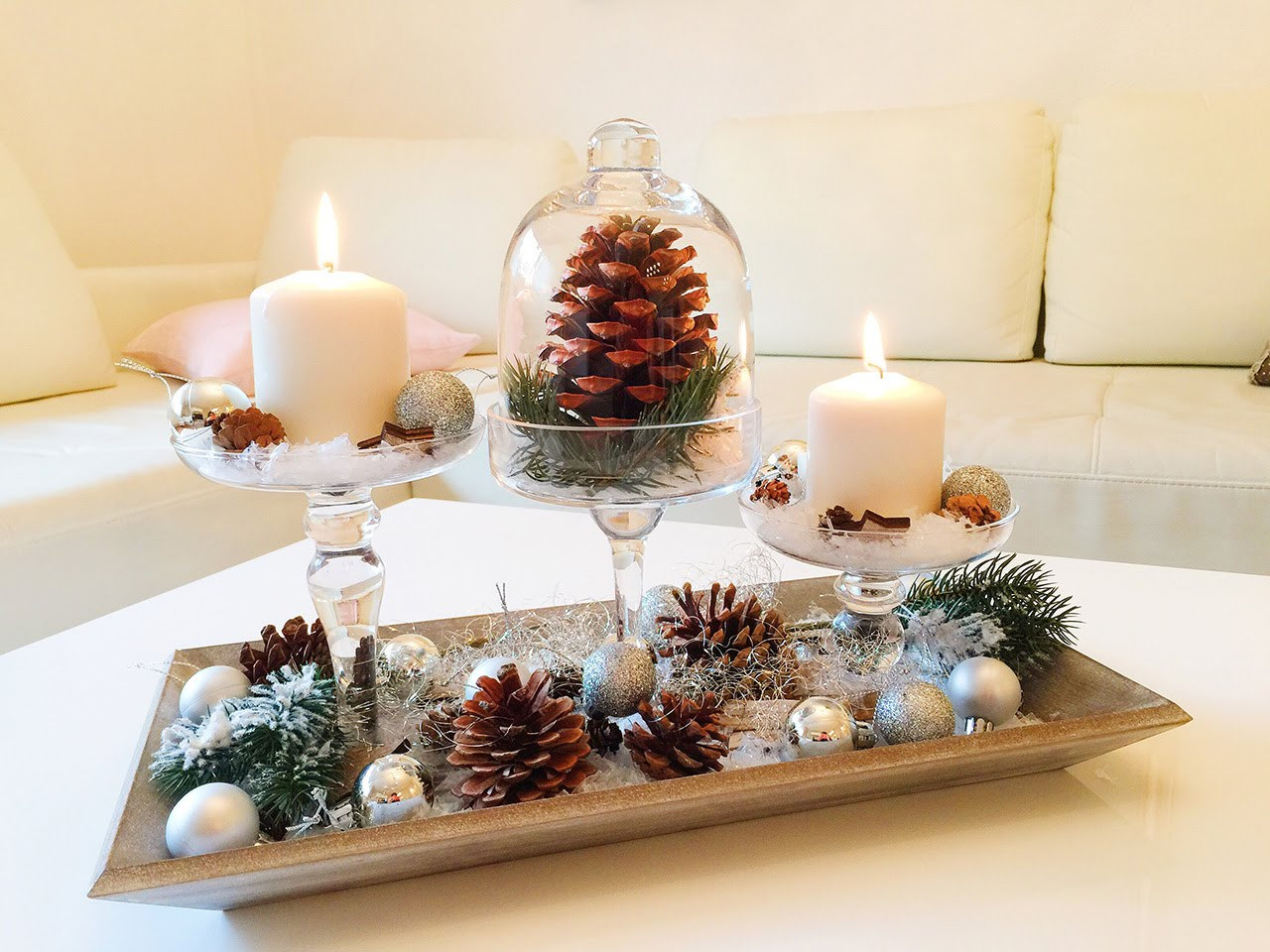 Diy Wohnzimmer Deko
 DIY Winterdeko Für Das Wohnzimmer Winter Dekoration