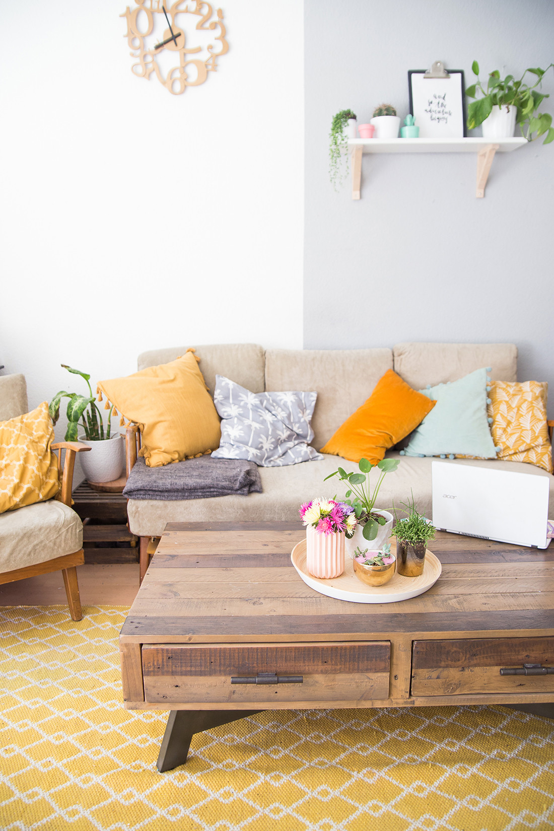 Diy Wohnzimmer Deko
 Wohnzimmer Umstyling mit viel DIY Deko