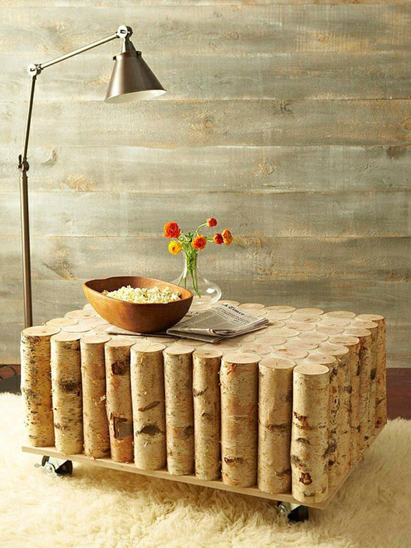 Diy Wohnzimmertisch
 Wohnzimmertisch aus Holz selber bauen tolle DIY Ideen