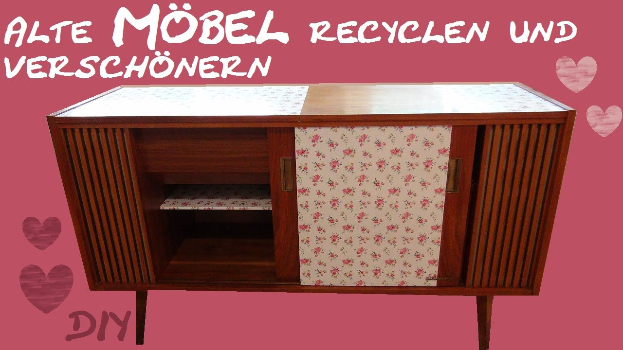 Diy Zimmer Verschönern
 DIY Möbel Ein alter Schrank bekommt einen neuen Look