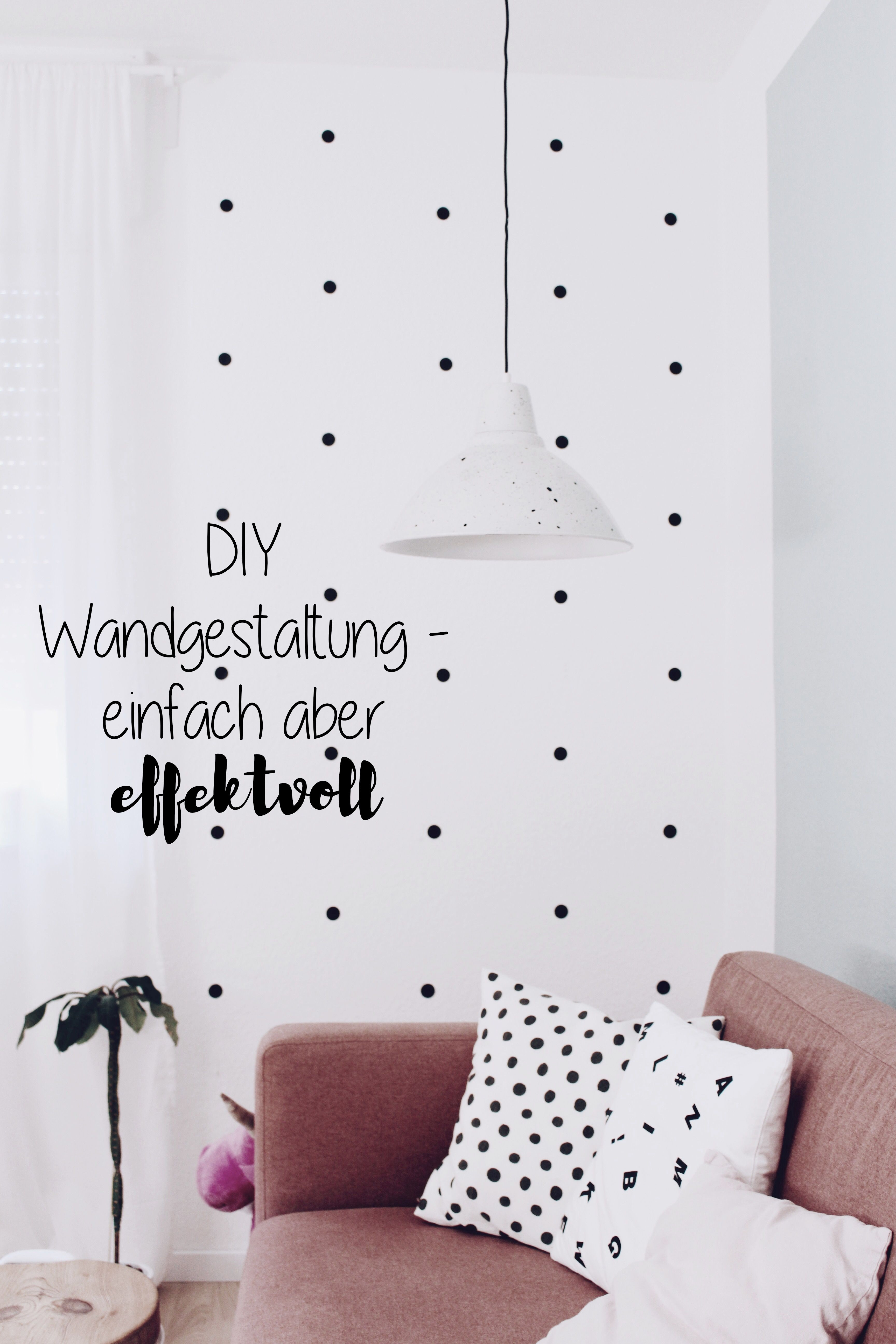 Diy Zimmer Verschönern
 DIY Wandgestaltung Einfach aber effektiv