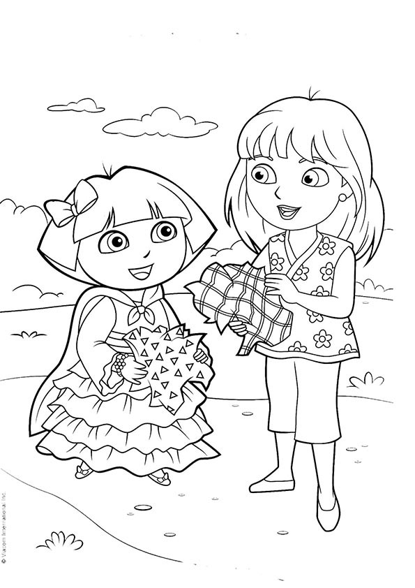 Dora Ausmalbilder
 Malvorlagen Ausmalbilder Dora explorer