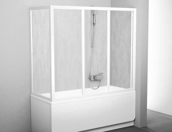 Duschwand Für Badewanne
 Duschwand Badewanne mit Seitenwand Duschabtrennung Dusche