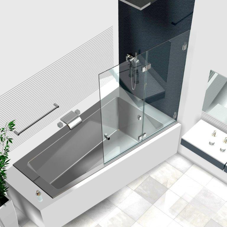 Duschwand Für Badewanne
 Duschwand Badewanne Badewannenaufsätze aus Glas Glasduschen