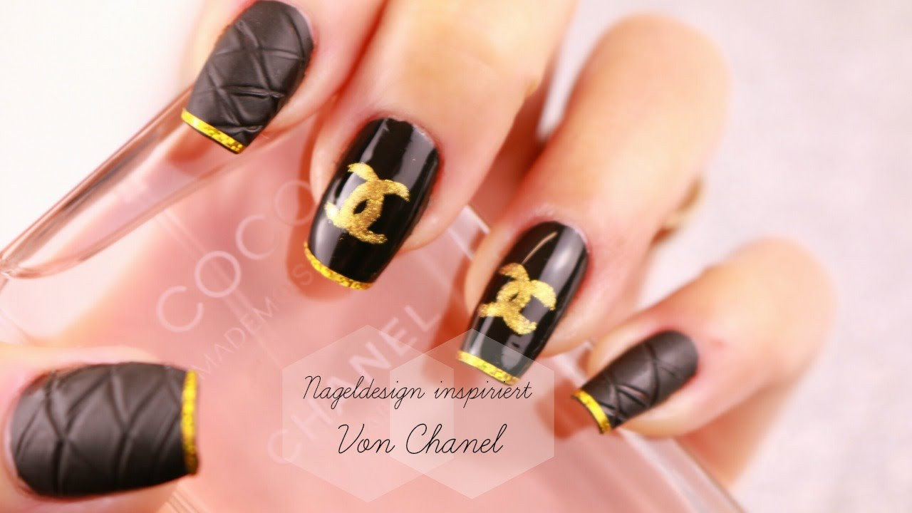 Easy Nageldesign
 Nageldesign Inspiriert von Chanel Easy Chanel Designer