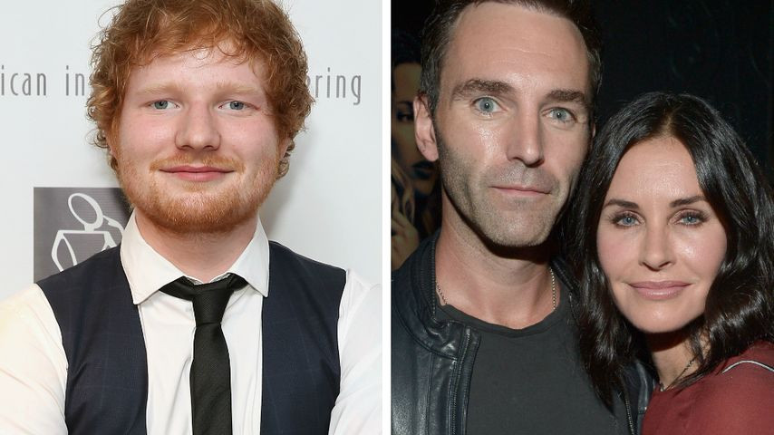 Ed Sheeran Hochzeit
 Ed Sheeran Pastor auf der Hochzeit von Courteney Cox