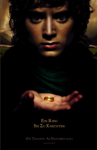 Ein Ring Sie Zu Knechten Hochzeit
 plakat Herr der Ringe Die Gefährten Der 2001