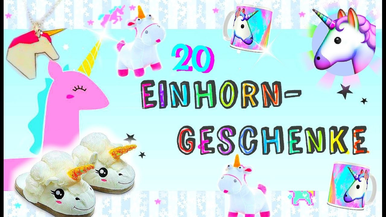 Einhorn Geschenkideen
 EINHORN GESCHENKIDEEN für Weihnachten I UNICORN GIFT IDEAS