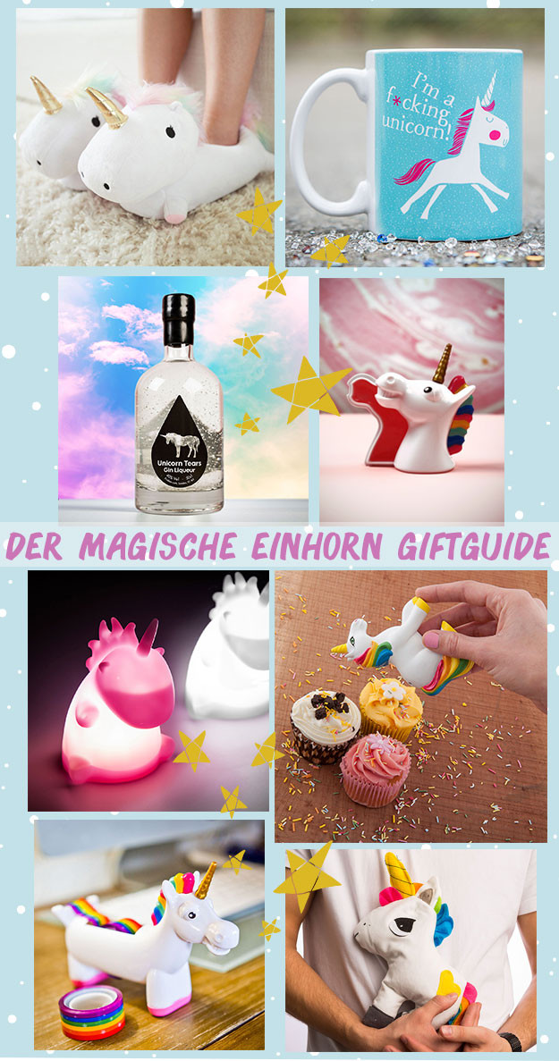 Einhorn Geschenkideen
 Die magischen Einhorn Geschenkideen