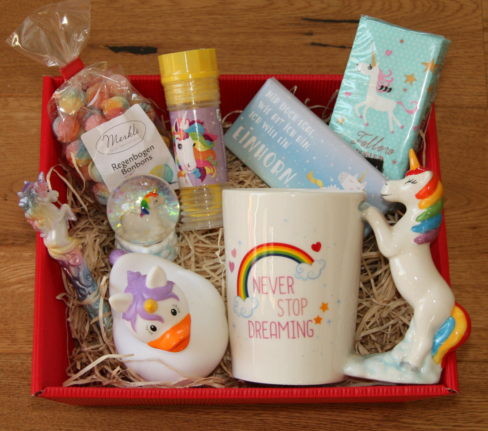 Einhorn Geschenkideen
 EINHORN GESCHENKKORB EINHÖRNER Geschenkideen Geburtstag