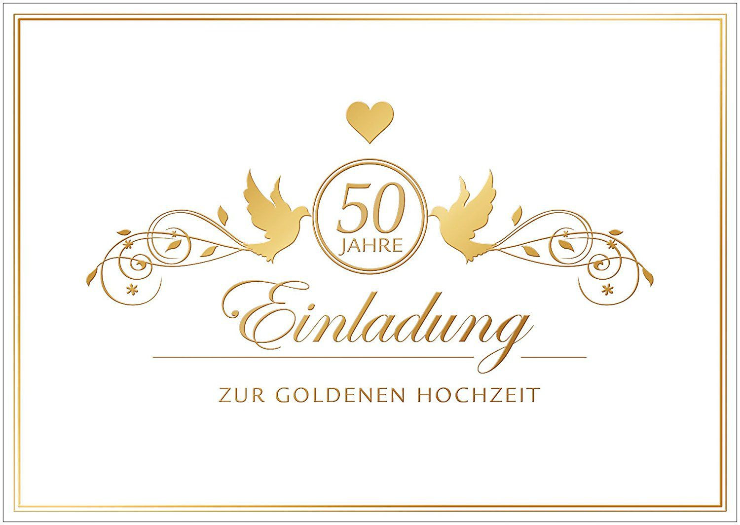 Einladungskarten Goldene Hochzeit
 einladungskarten hochzeit einladungskarten goldene