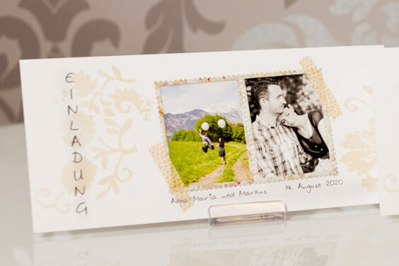 Einladungskarten Hochzeit Mit Foto
 Einladungskarten Hochzeit mit Foto Hochzeitsportal24