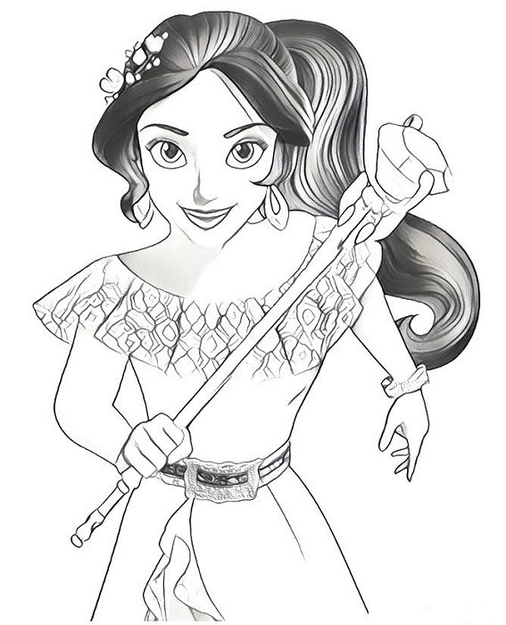 Elena Von Avalor Ausmalbilder
 Coloriage Elena d Avalor Princesse Disney